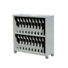 Mobile Office Financial  Account Shelves Cabinet With Wheel Metal Storage Rack